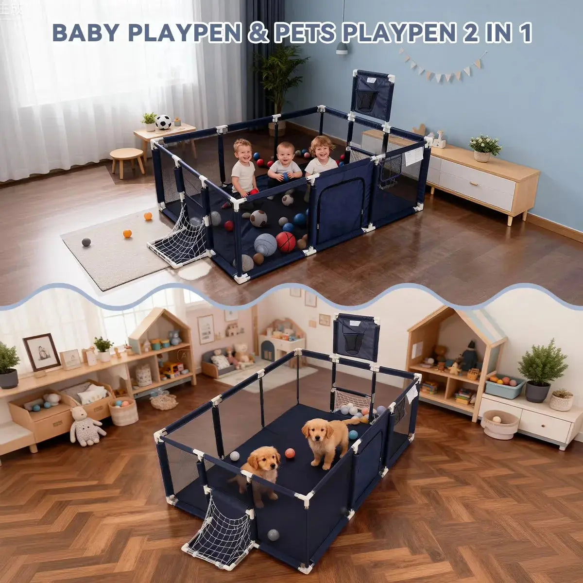  Baby Playpen 170×115cm Large Safety Play Yard Qatar
