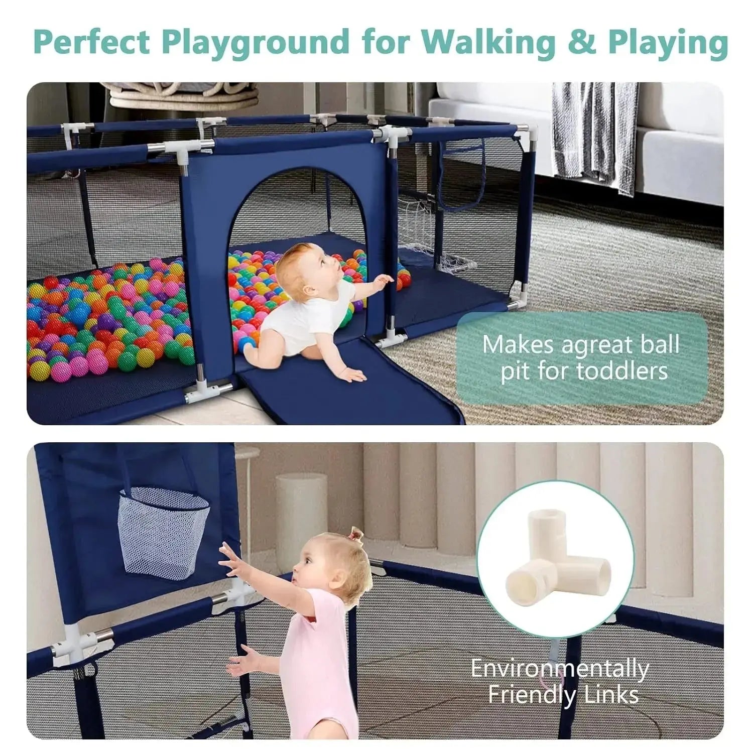 Baby Playpen with Basketball Hoop & Net Price Doha Qatar