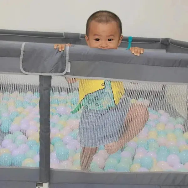 Baby Playpen – Anti-Slip Infant Play Yard Fence Scrollcart Qatar 