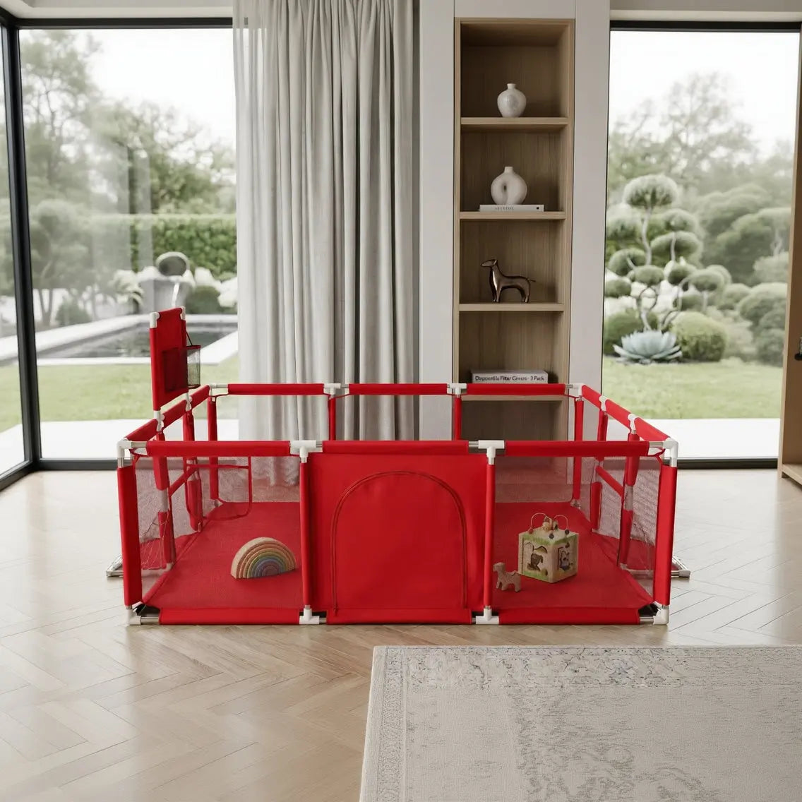 Baby Playpen 120×120 Foldable Kids Play Yard Doha Qatar