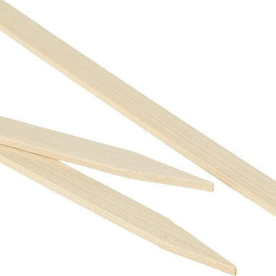 Bamboo Skewers Sticks - Wooden BBQ Sticks (50 pcs) Qatar