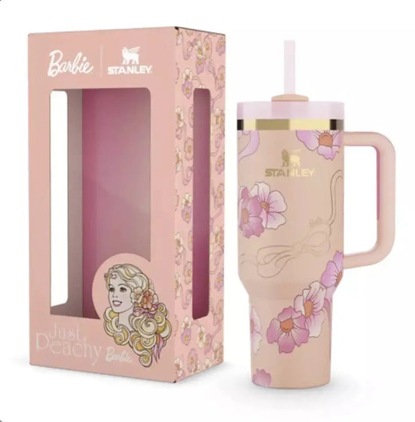 Barbie x Stanley ’80s Peaches N’ Cream “Just Peachy” Quencher Tumbler – 40 Oz scrollcart qatar