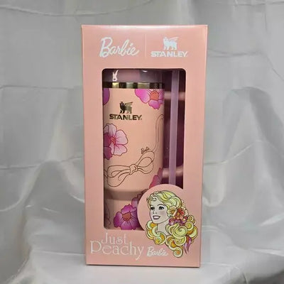 Barbie x Stanley ’80s Peaches N’ Cream “Just Peachy” Quencher Tumbler – 40 Oz