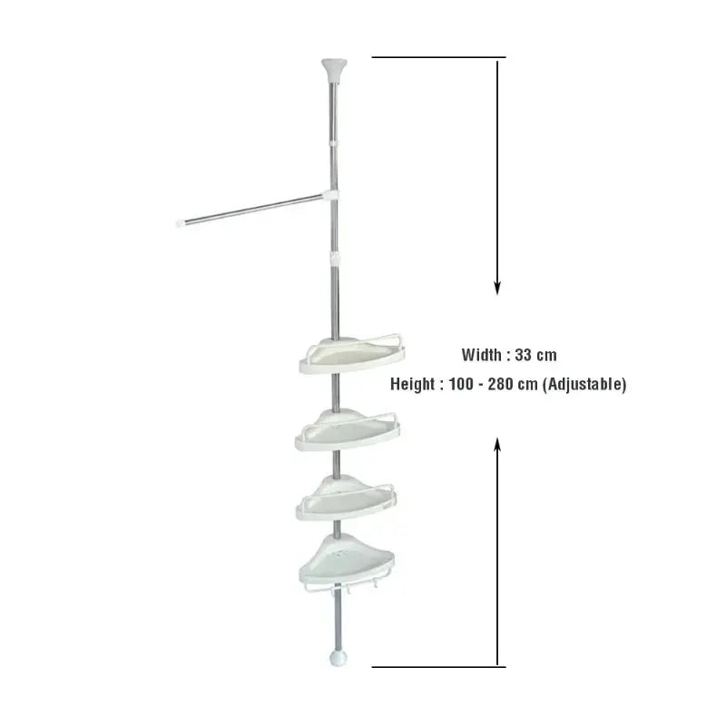Bathroom_Corner_Rack - Product Dimensions