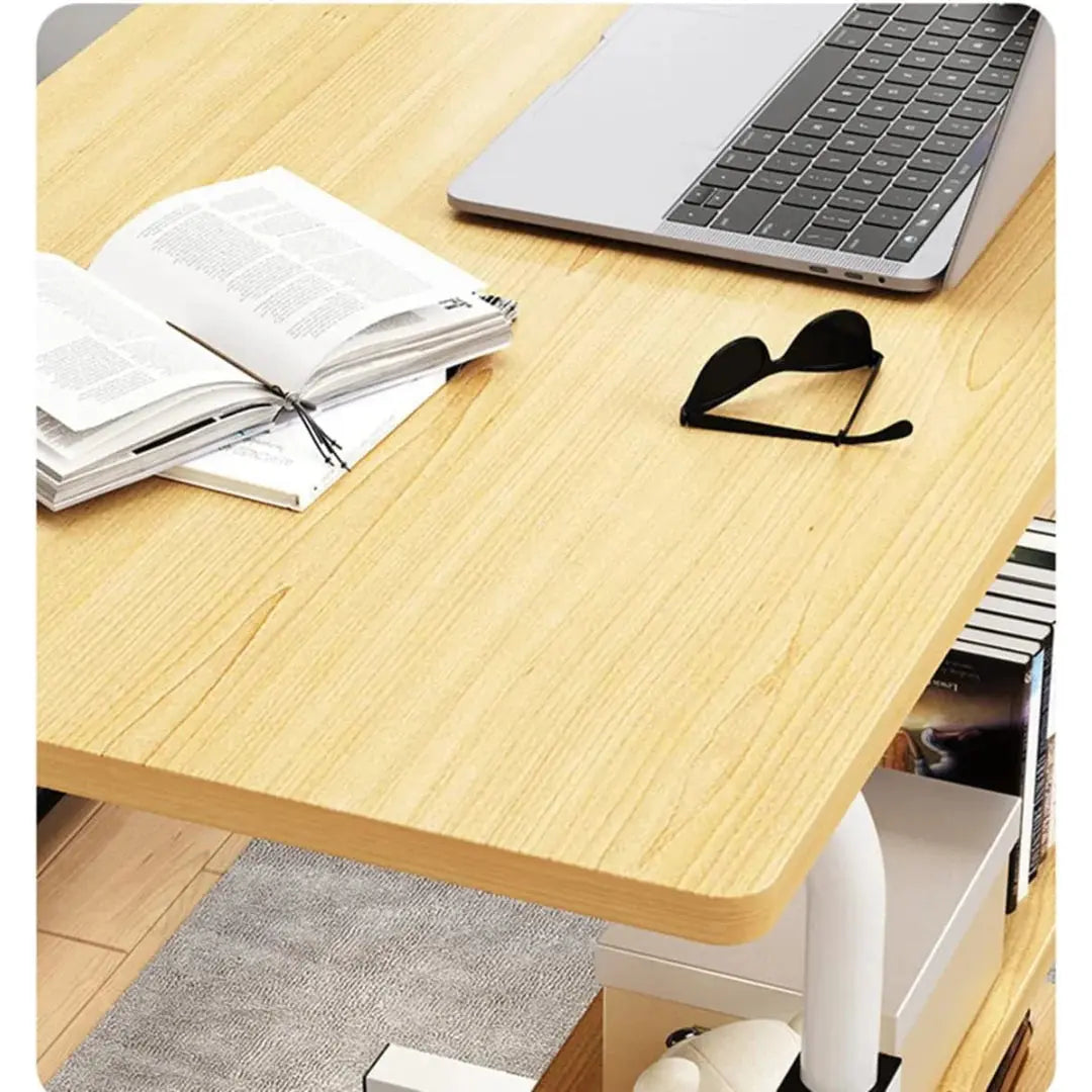 Buy Bedside Laptop Desk with Storage Shelves in Qatar!