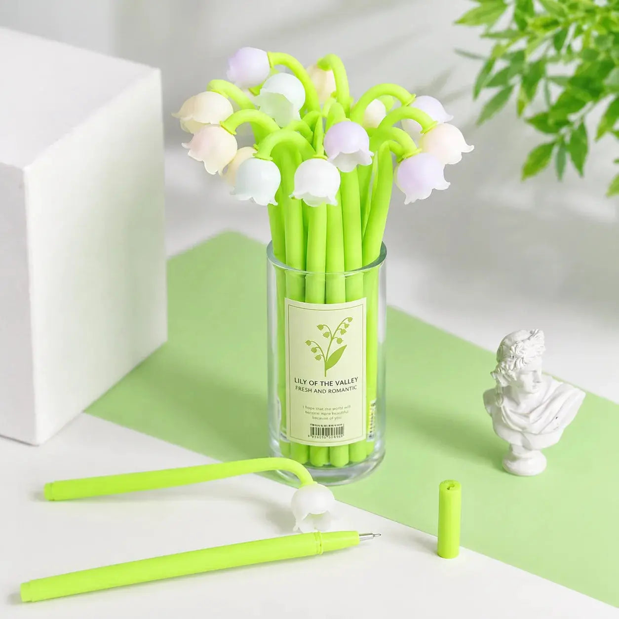 Bell Orchid Silicone Gel Pen – 1pcs Black Ink Flower Pen | Smooth Writing Stationery Scrollcart Qatar 