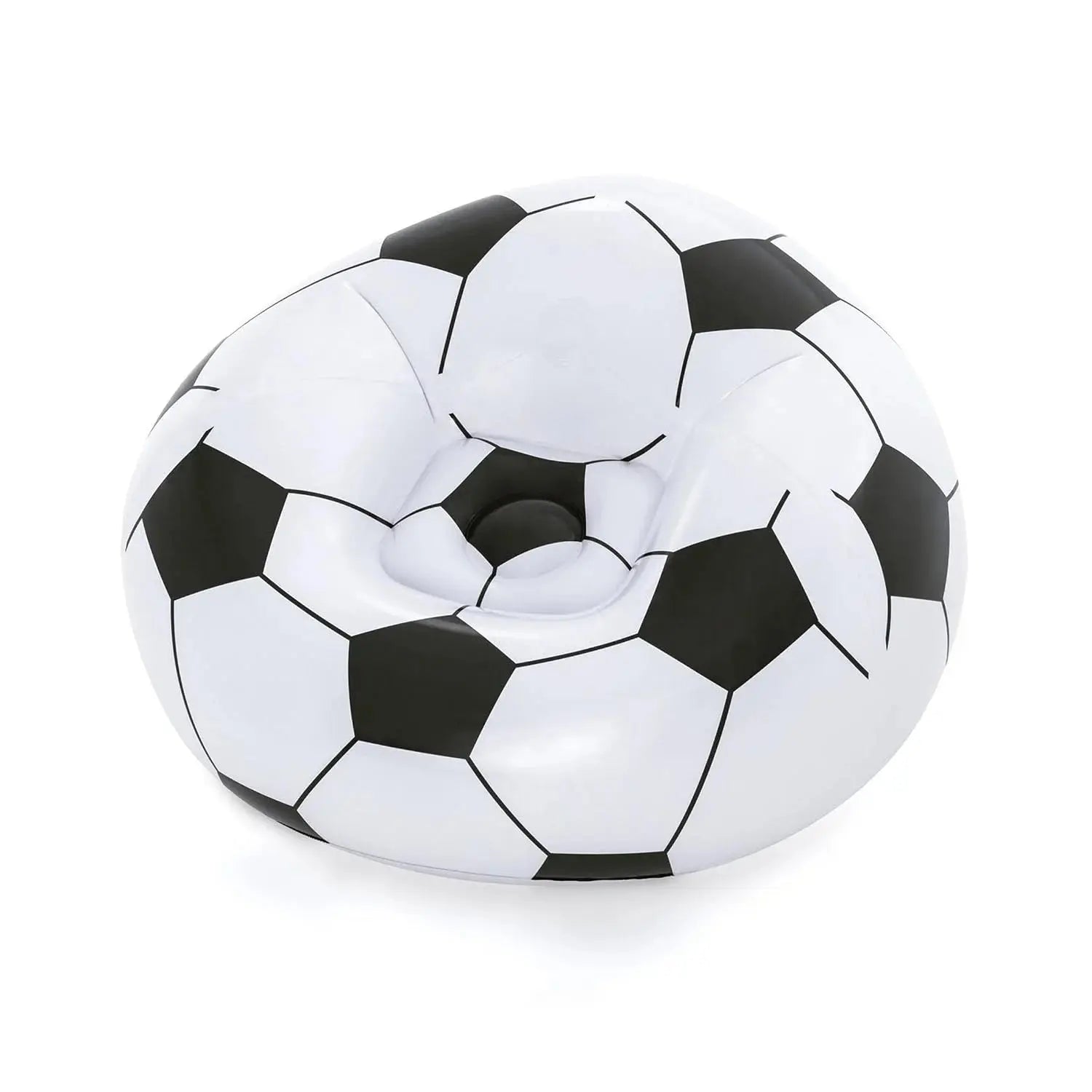 Bestway Inflatable Soccer Ball Chair – White & Black Scrollcart Qatar 