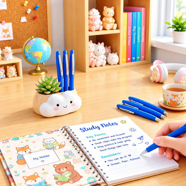 Blue Gel Pens – Pack of 6 Scrollcart Qatar 