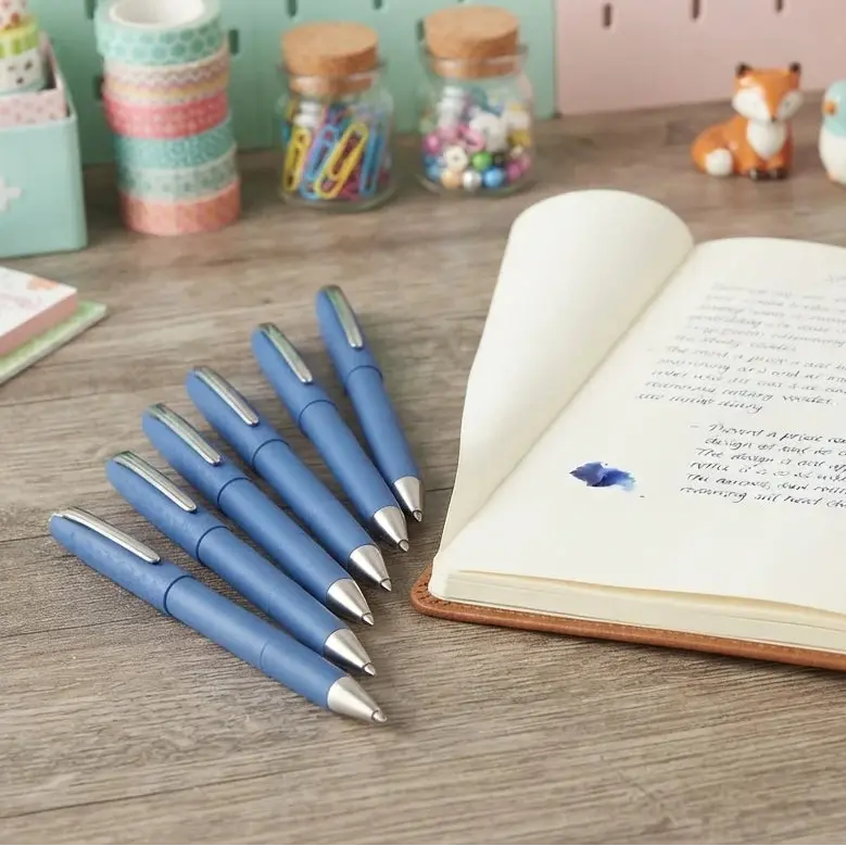 Blue Gel Pens – Pack of 6 Scrollcart Qatar 