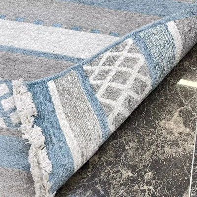 Blue Shade - Living Area Rug | Bottom Part