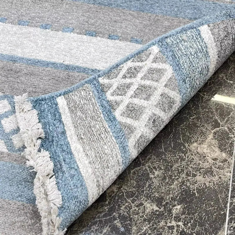Blue Shade - Living Area Rug | Bottom Part