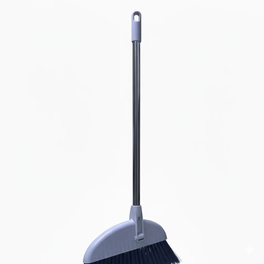 Broom and Dustpan Set for Home – 180° Rotatable Standing Storage Scrollcart Qatar 