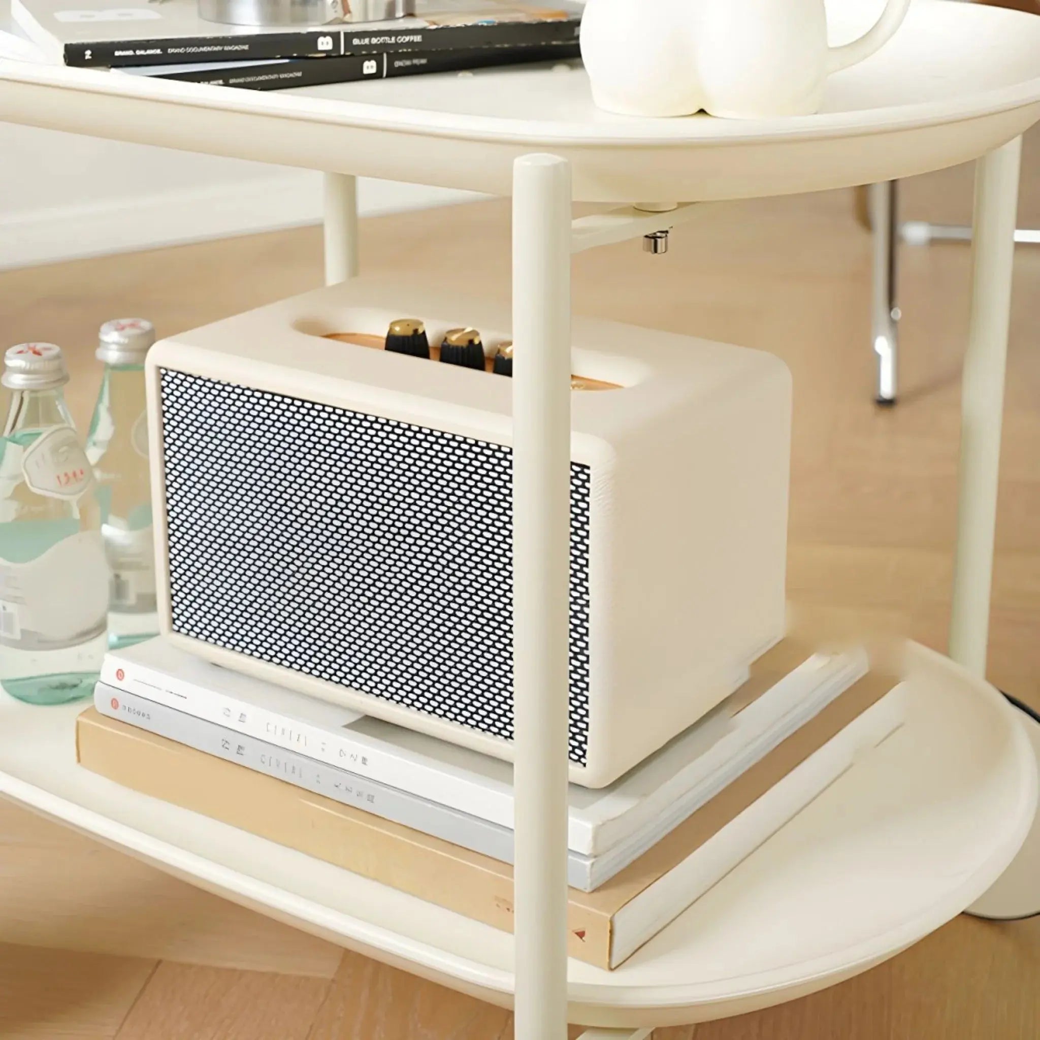 Buy 2-Tier Tea & Coffee Serving Cart Table in Qatar!