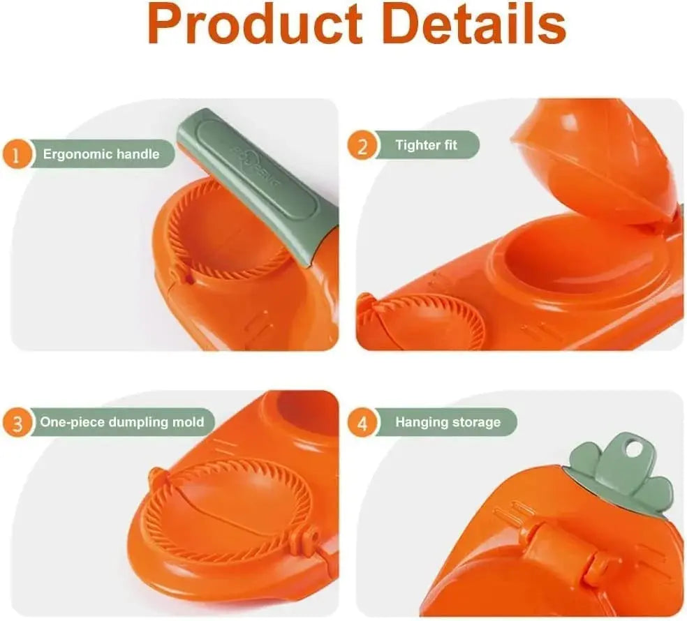 Buy 2-in-1 Dumpling Maker – Kitchen Snack Mold Qatar