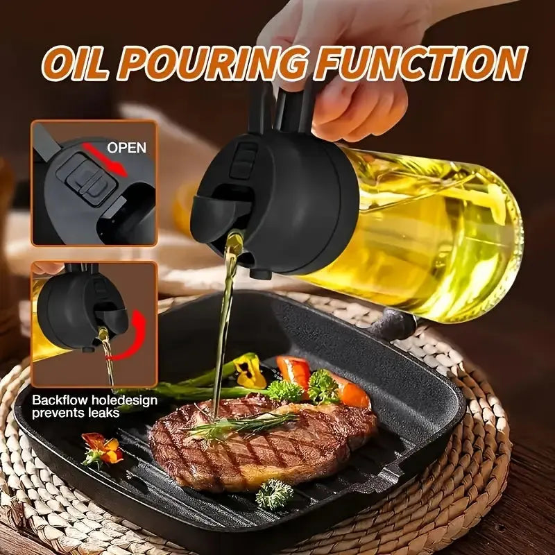 Buy 2-in-1 Oil Sprayer & Dispenser Online in Qatar!