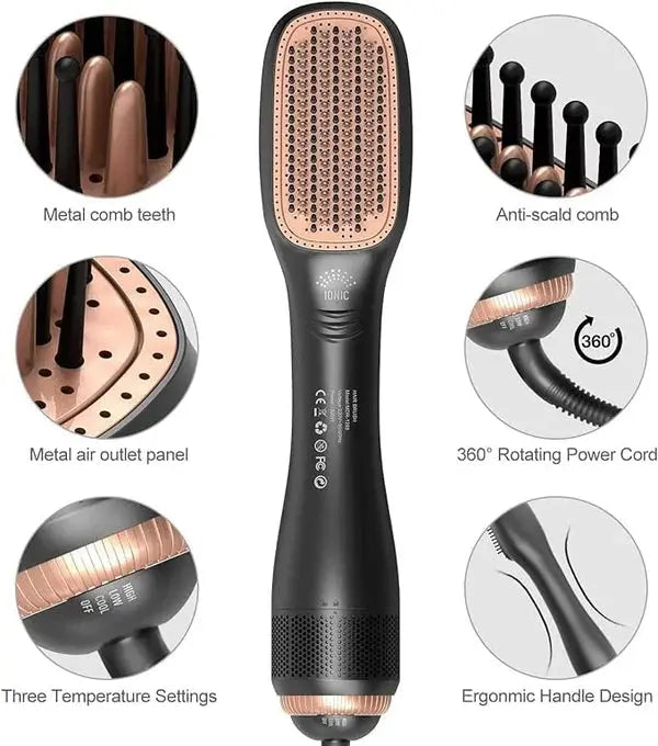 Buy 3-in-1 Hair Styler Qatar – Straighten & Curl Easily