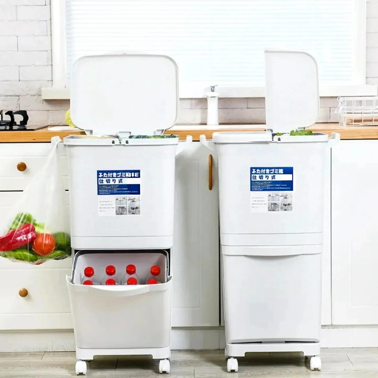 Buy 38L Large Garbage Kitchen Trash Can Price Qatar