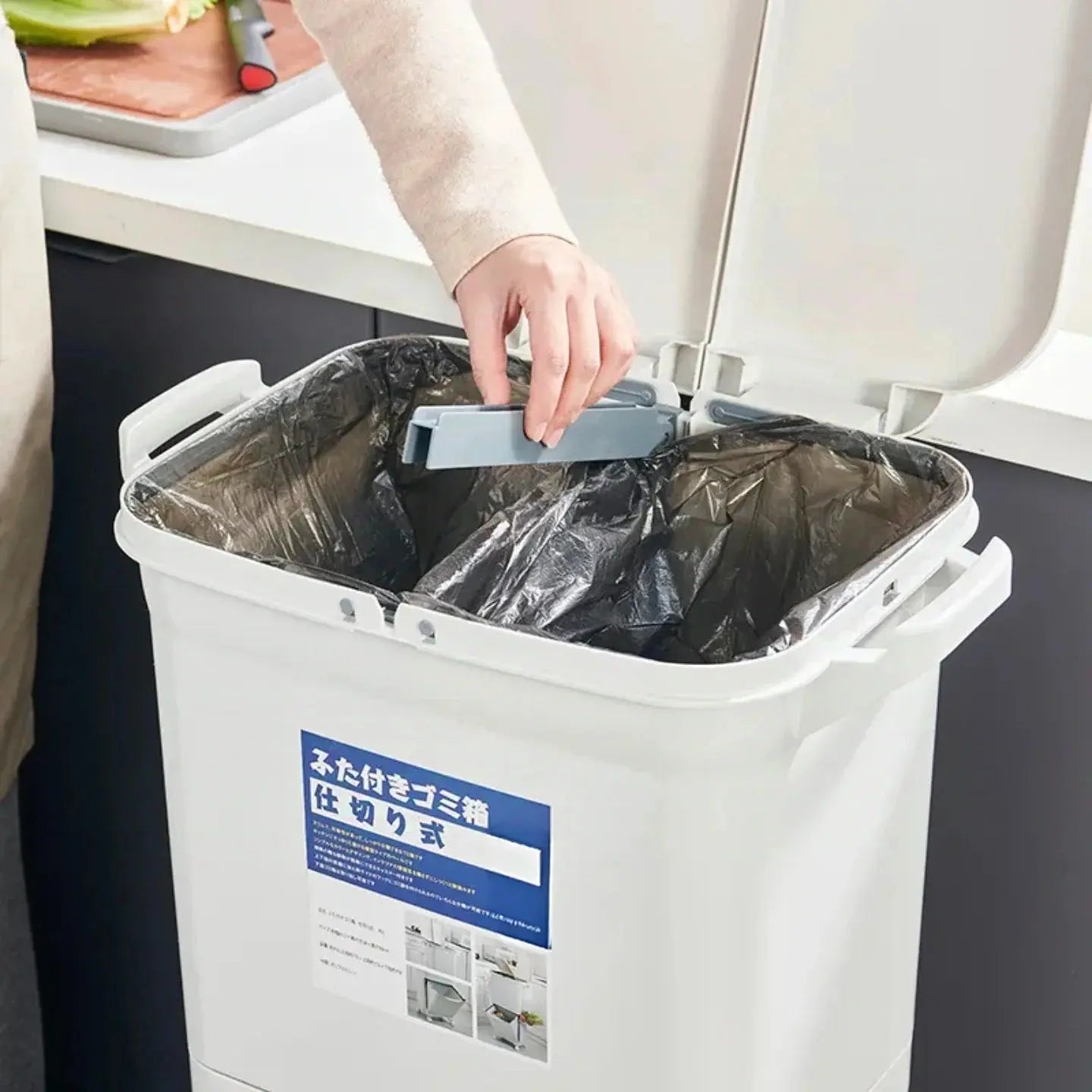 Buy 38L Large Garbage Kitchen Trash Can Price Qatar