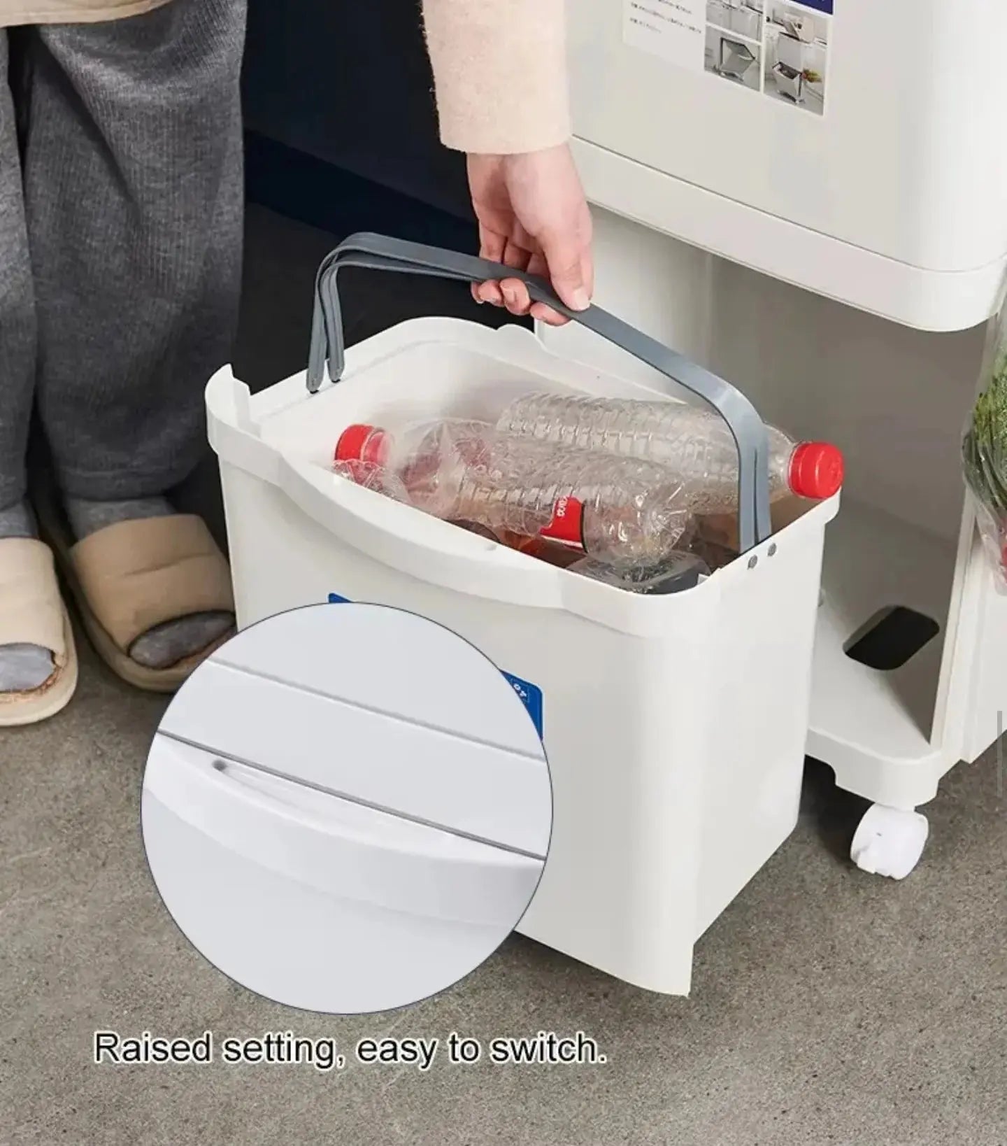Buy 38L Large Garbage Kitchen Trash Can Price Qatar