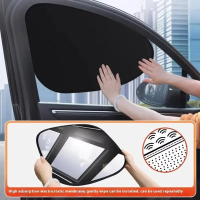 Buy 4 Pcs Car Side Window Sun Shade Price Online in Qatar