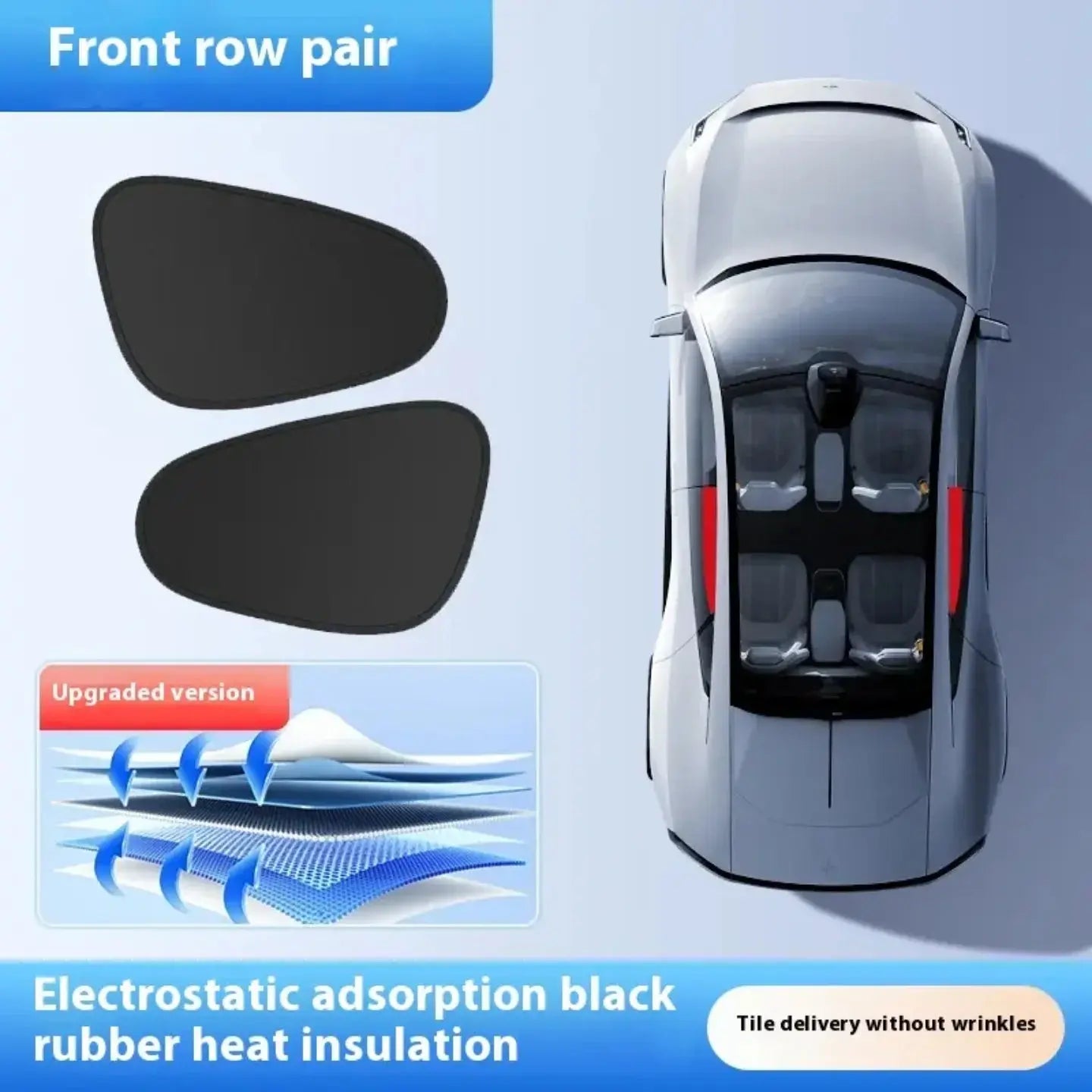 Buy 4 Pcs Car Side Window Sun Shade Price Online in Qatar 