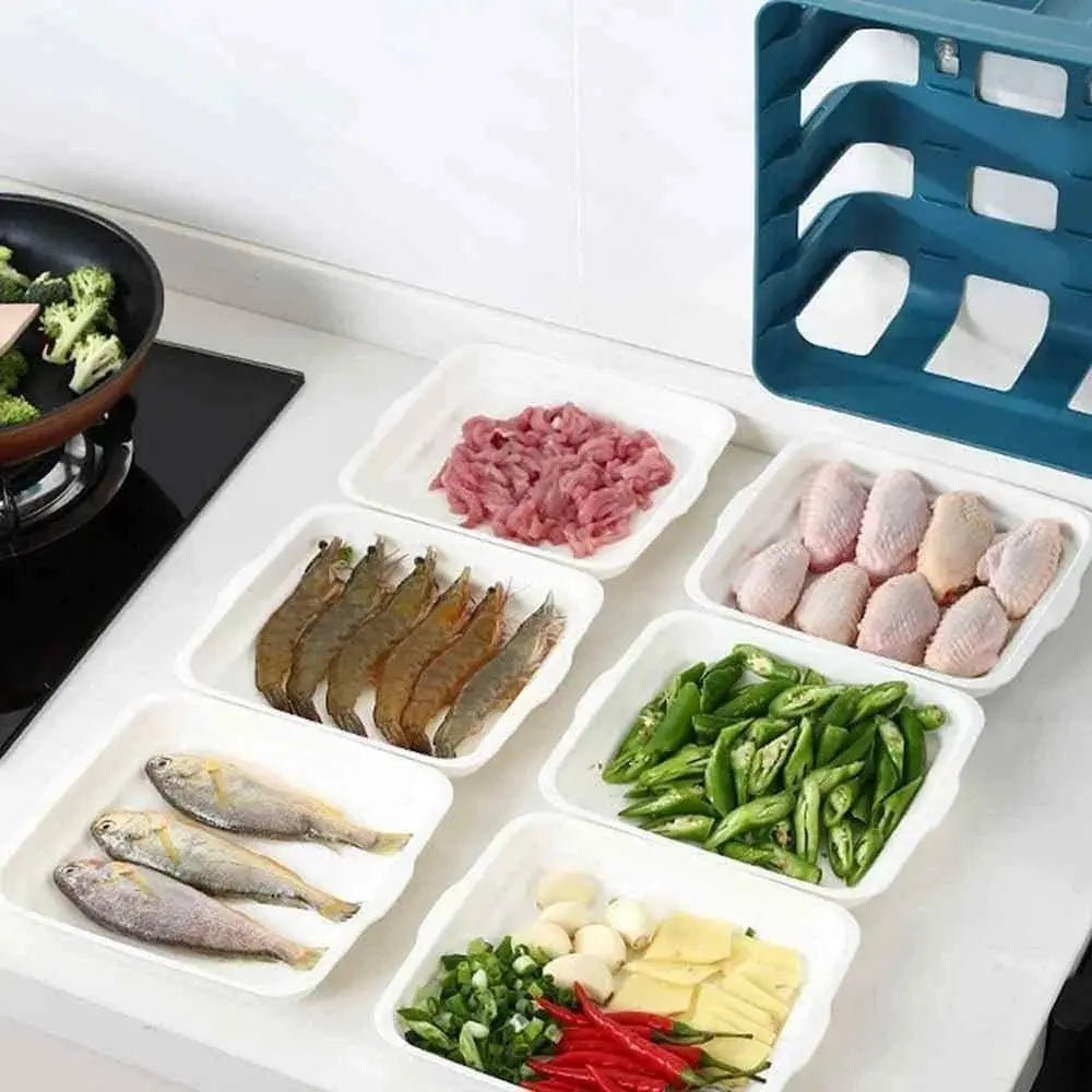Buy 6-Layer Wall-Mounted Kitchen Rack Price Online Qatar!