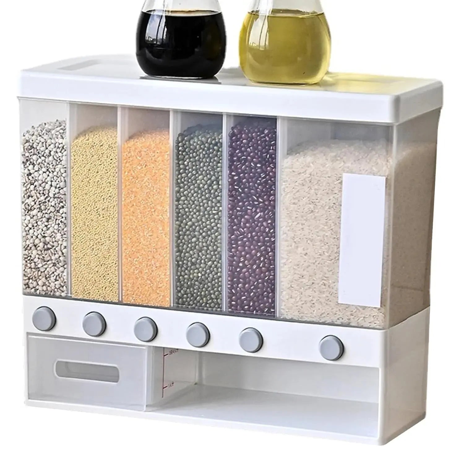 Buy 6-in-1 Cereal & Dry Food Storage Dispenser Qatar