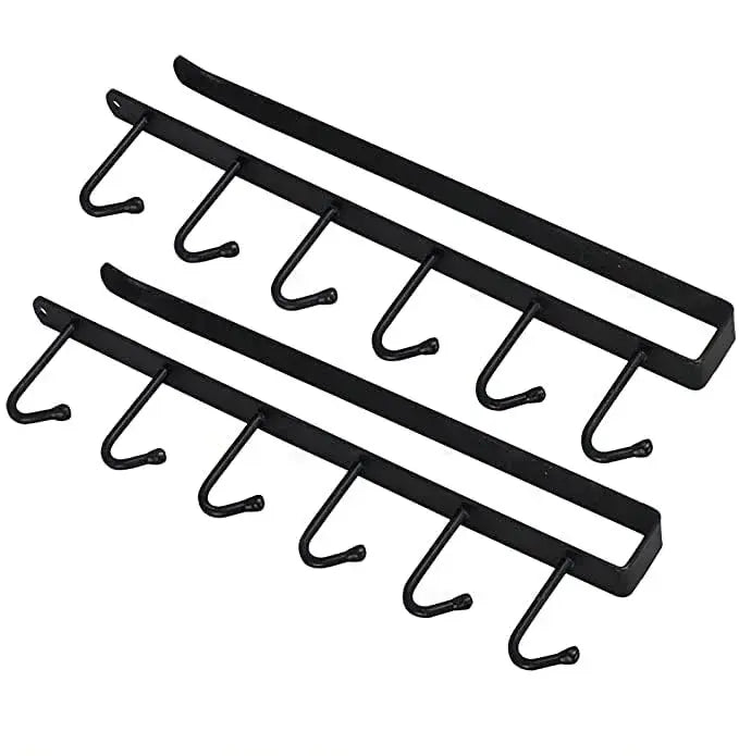 Buy 6 Hooks Multifunctional Metal Organizer Hanger Qatar