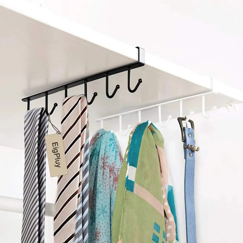 Buy 6 Hooks Multifunctional Metal Organizer Hanger Qatar