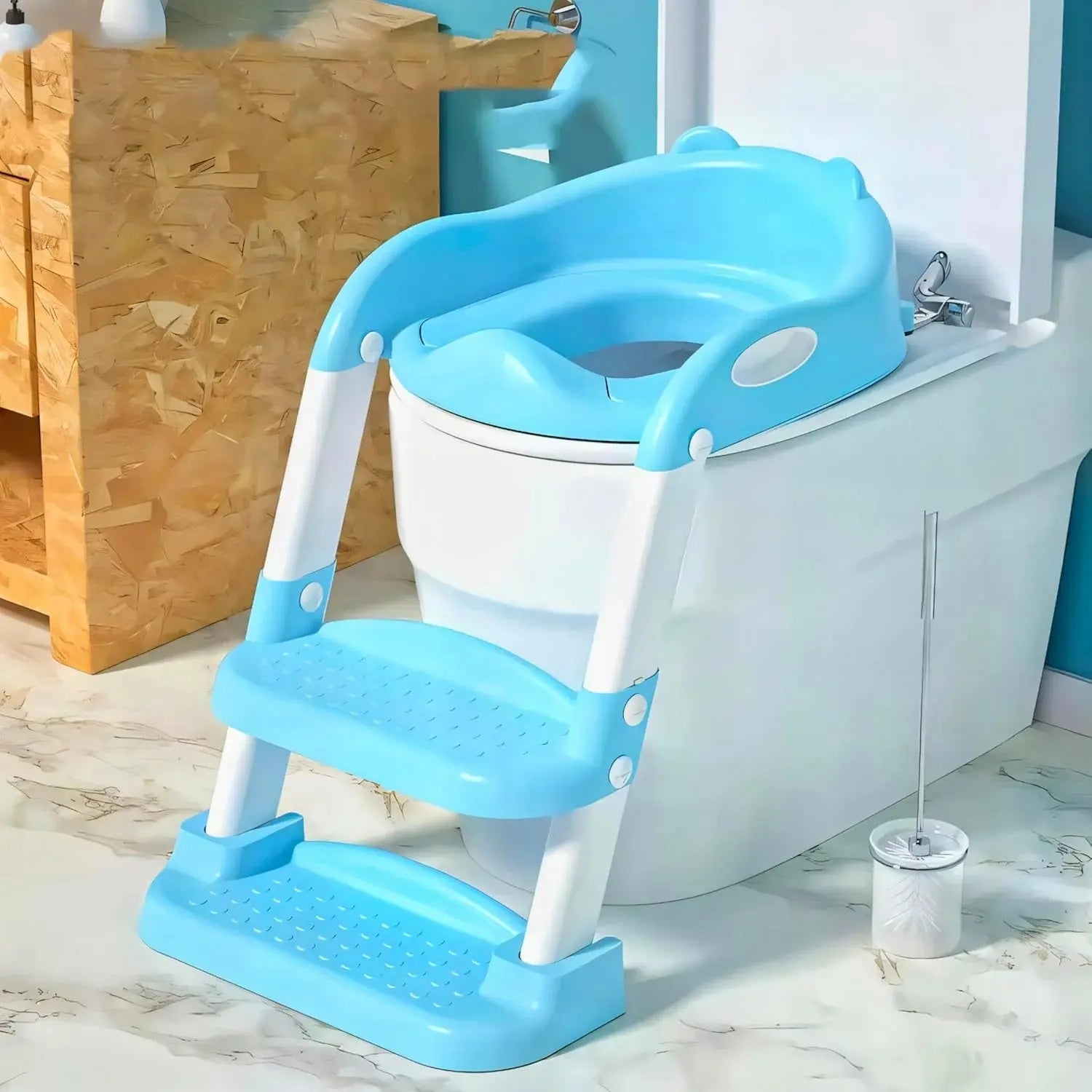 Buy Adjustable Potty Training Seat with Ladder in Qatar