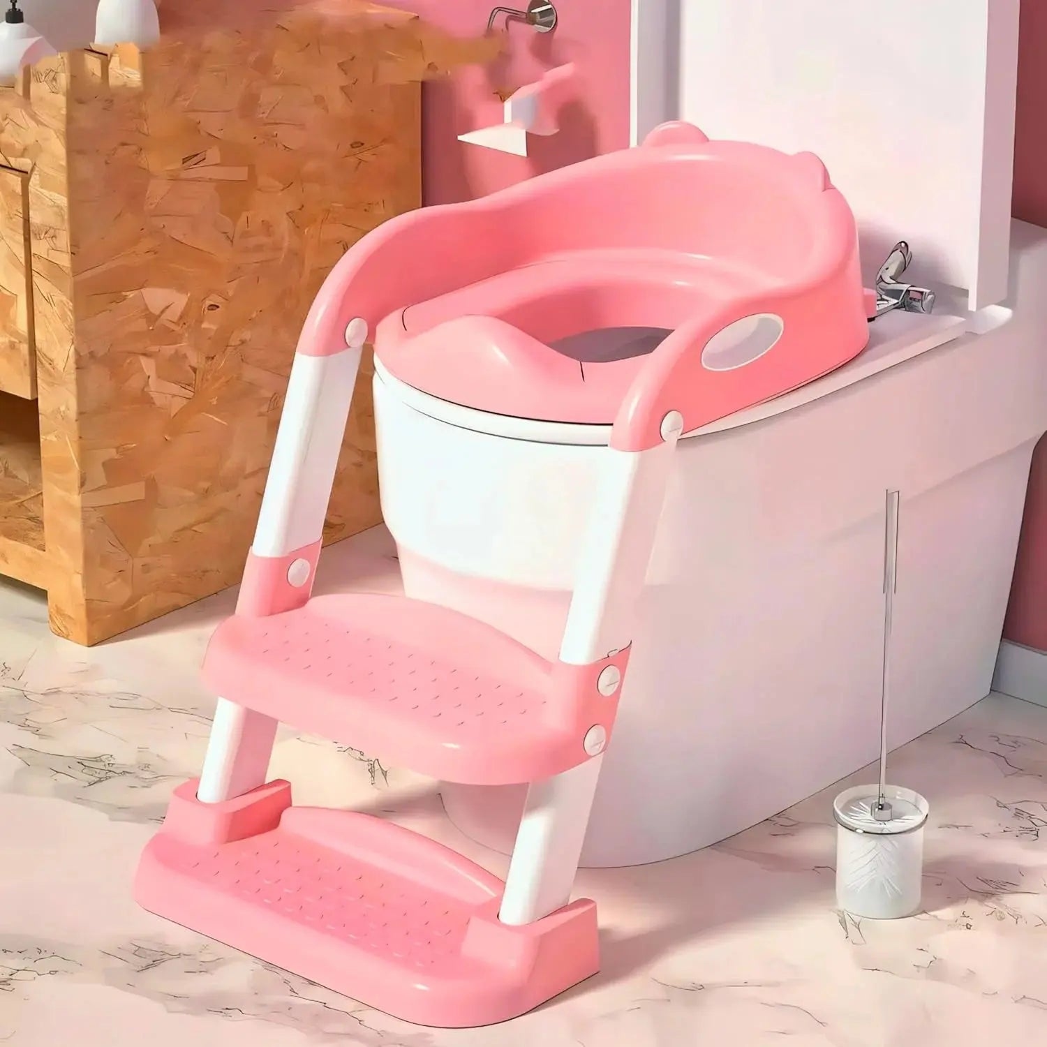Buy Adjustable Potty Training Seat with Ladder in Qatar