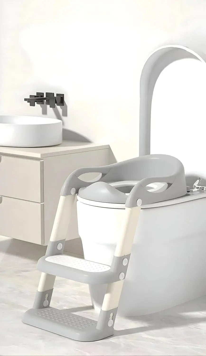 Buy Adjustable Potty Training Seat with Ladder in Qatar
