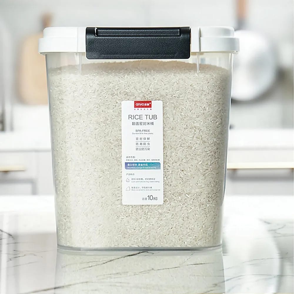 Buy Airtight Storage Box - Rice Bucket for Fresh Grains
