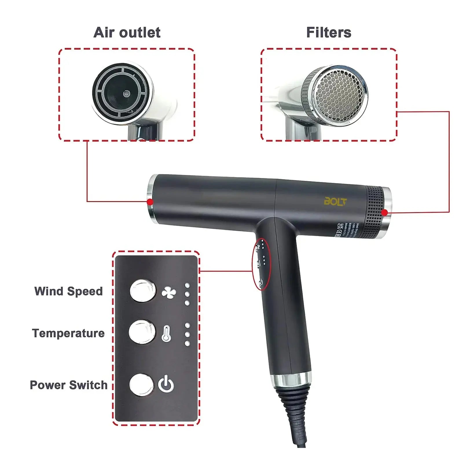 Buy Bolt Professional Ultralight Hair Dryer Qatar!