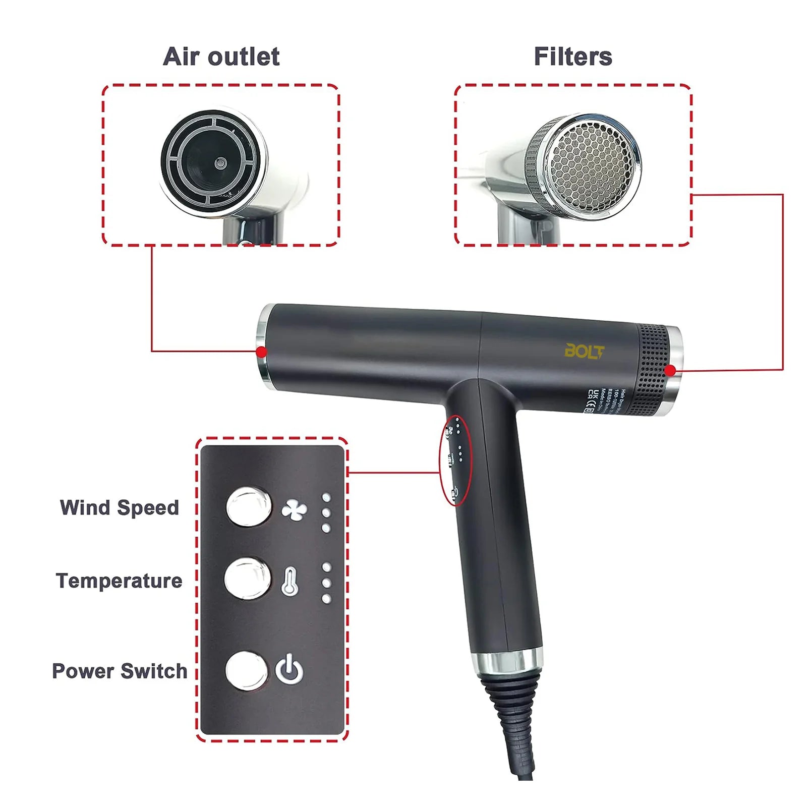 Buy Bolt Professional Ultralight Hair Dryer Qatar!