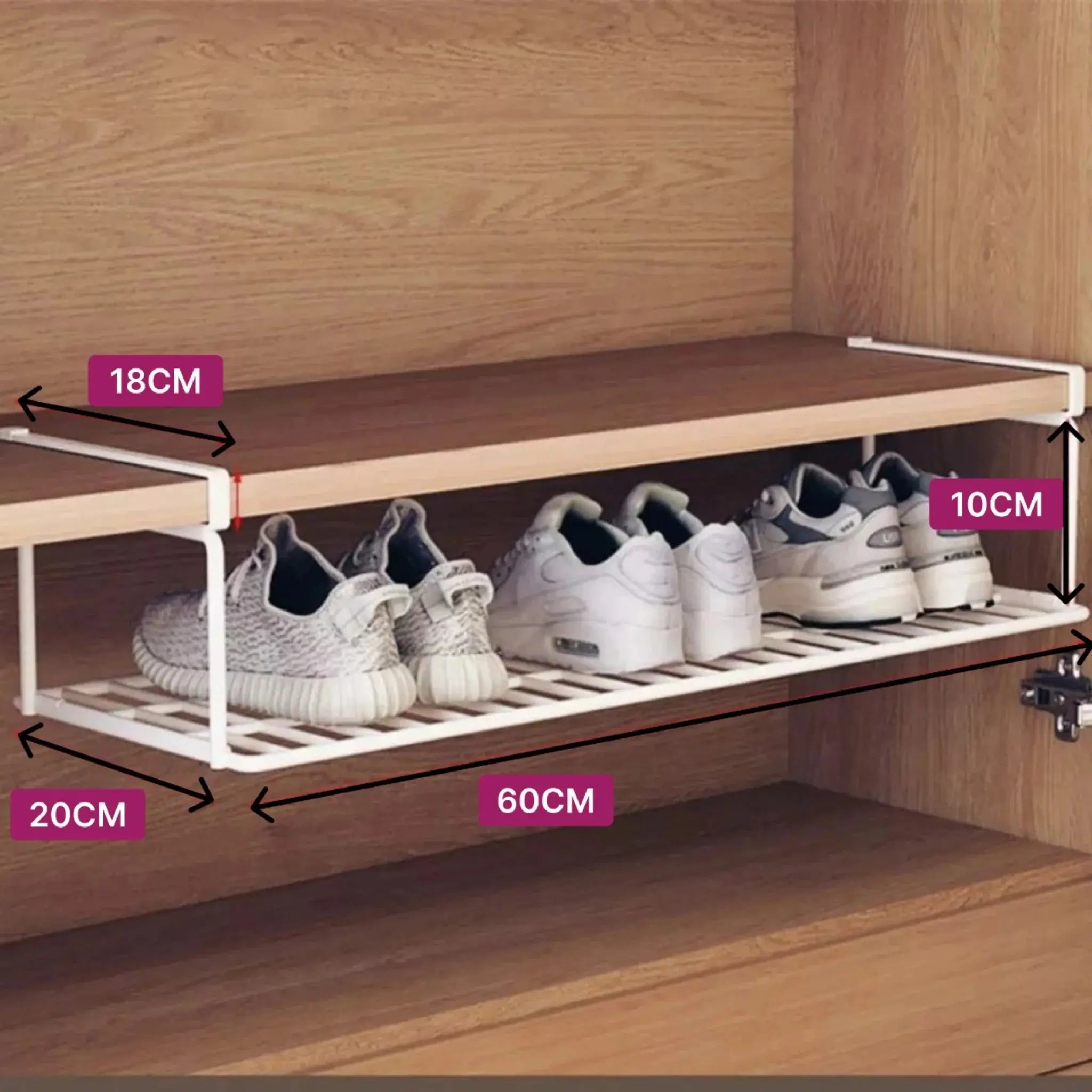 Buy Bottom Hanging Shoe Rack Storage Price Qatar