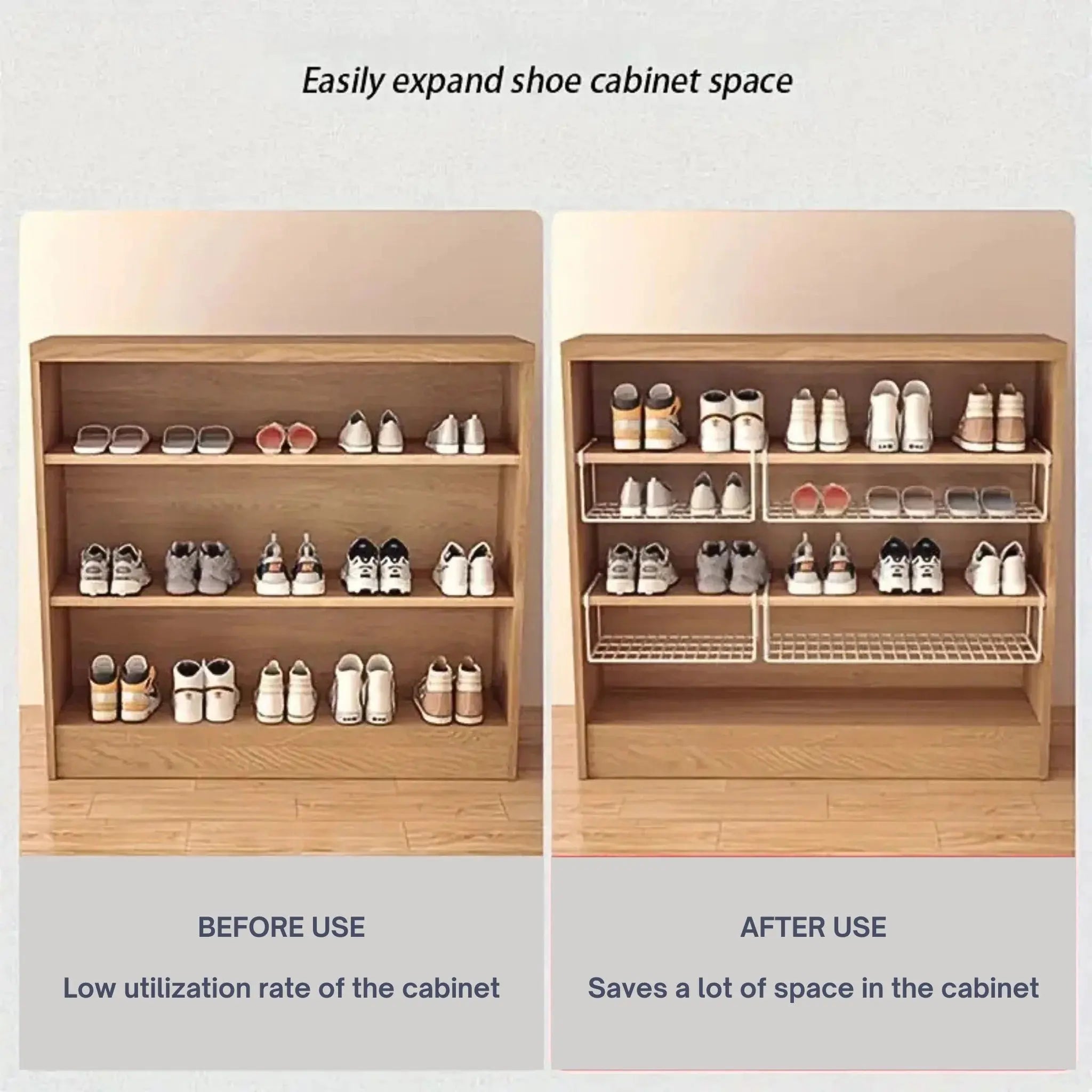 Buy Bottom Hanging Shoe Rack Storage Price Qatar