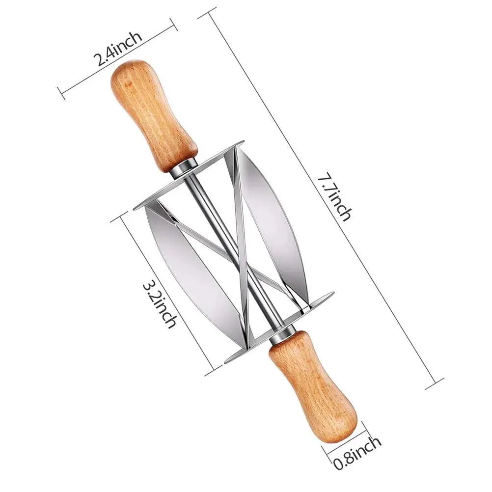 Buy Croissant Roller Cutter Stainless Steel Price Qatar