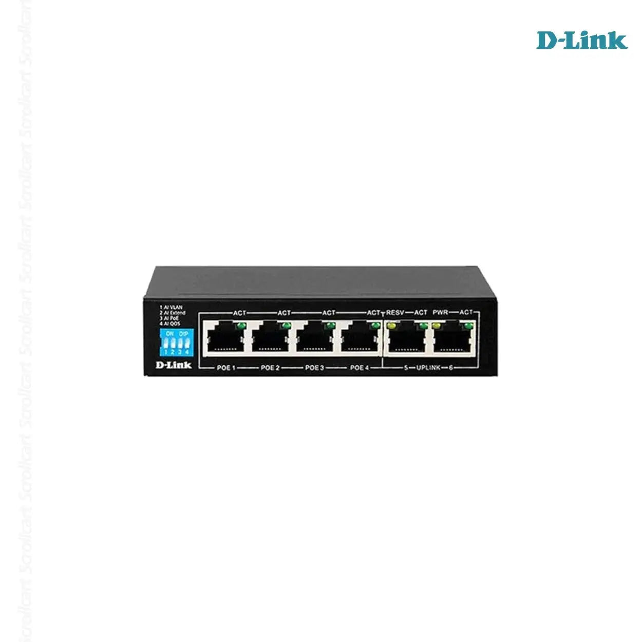 Buy D-Link DES-F1006P-E 6 Port PoE Switch Online Qatar!