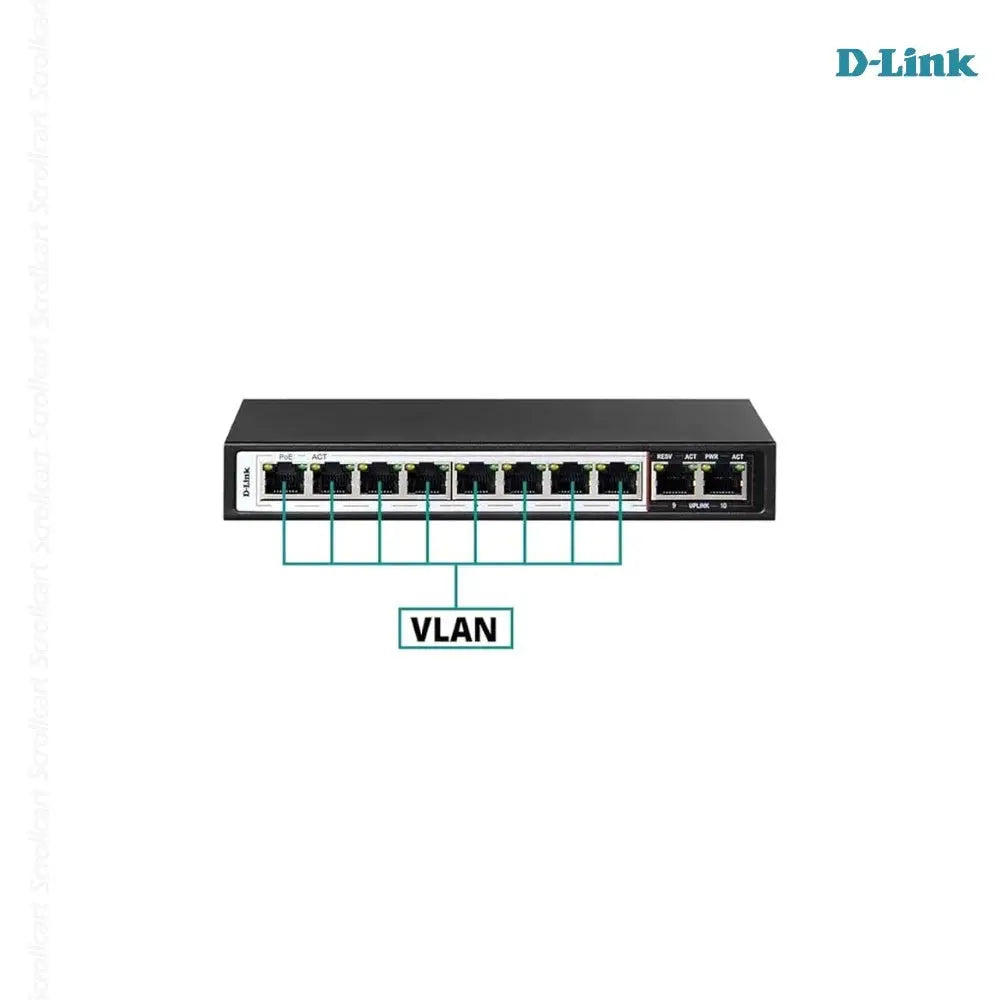 Buy D-Link DES-F1010P-E 10-Port PoE Switches Qatar!