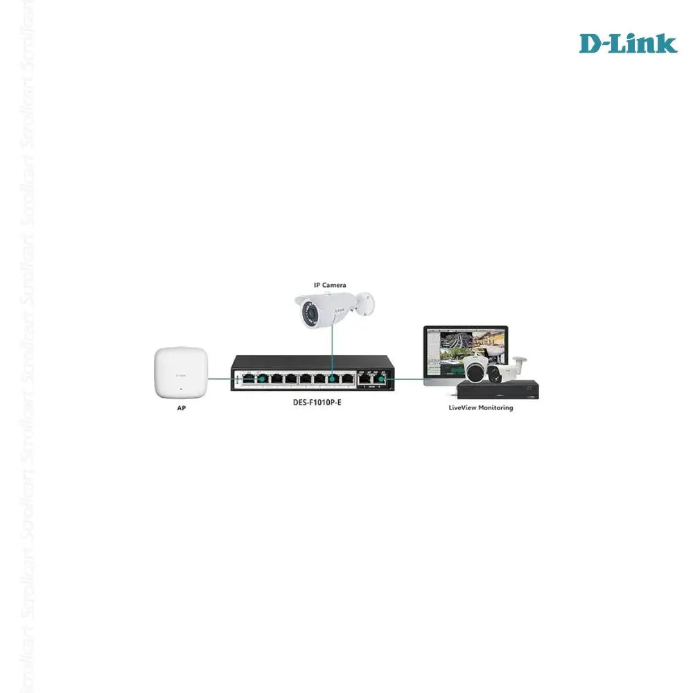 Buy D-Link DES-F1010P-E 10-Port PoE Switches Qatar!