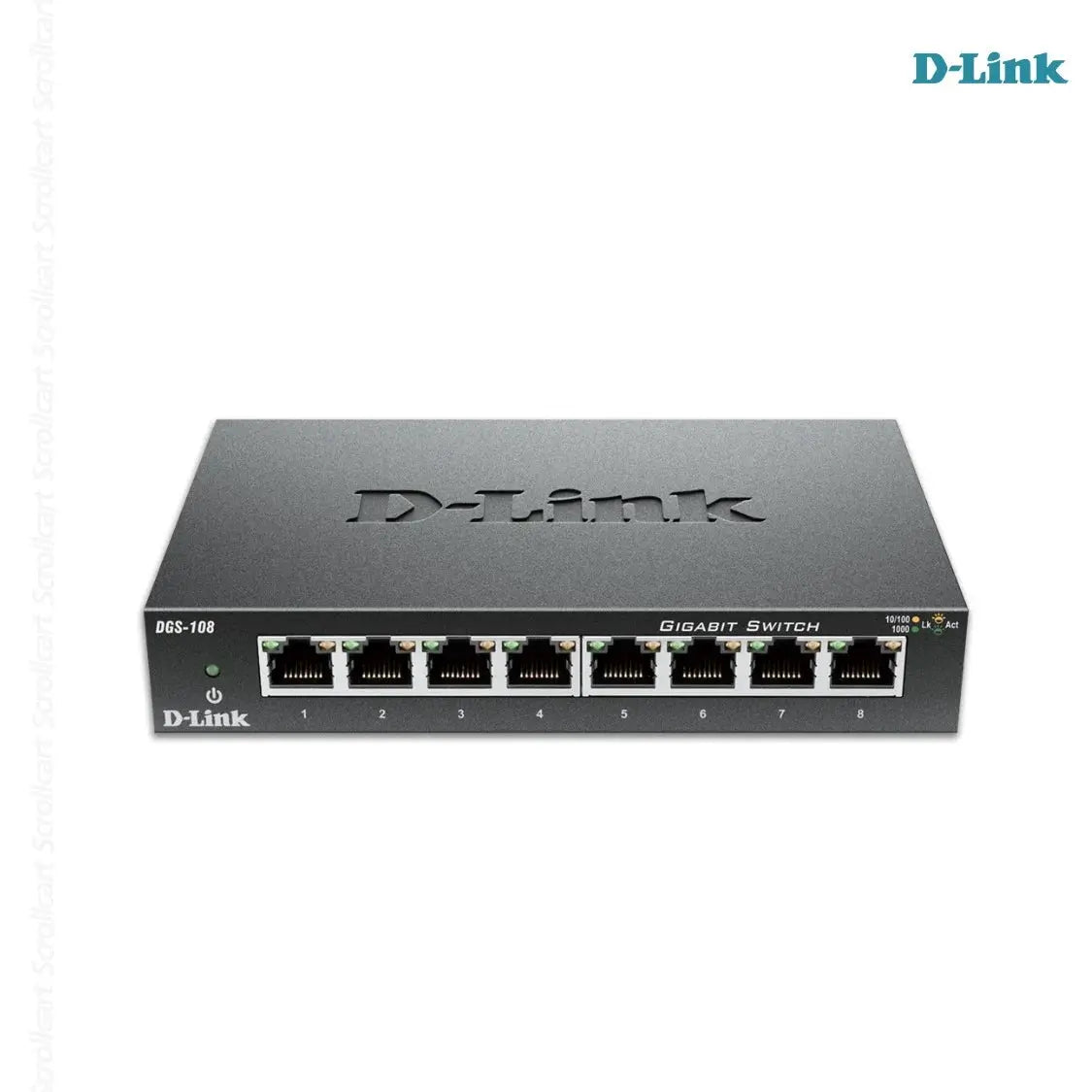 Buy D-Link DGS-108/B 8-Port Gigabit Metal Switch Qatar