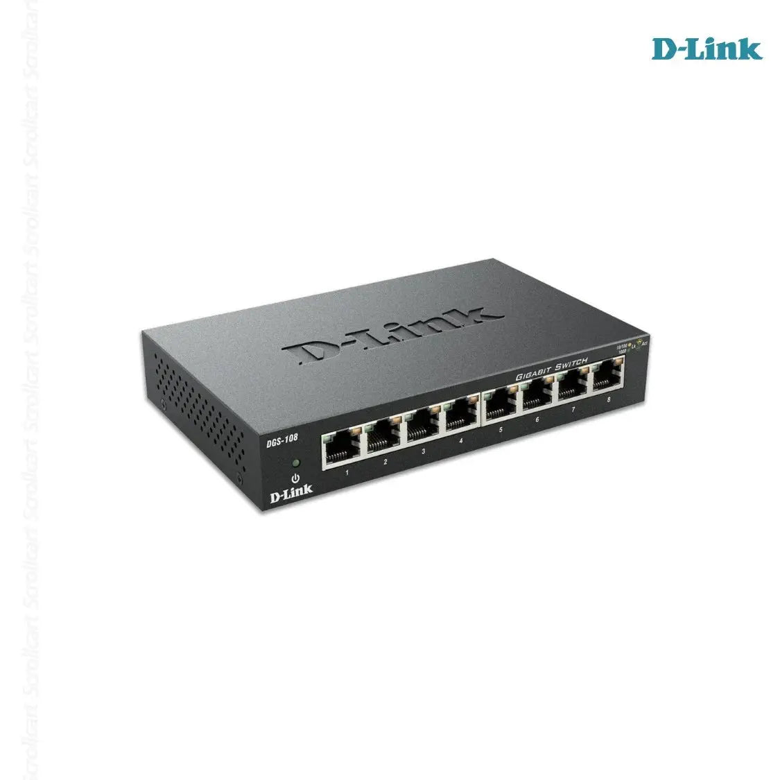 Buy D-Link DGS-108/B 8-Port Gigabit Metal Switch Qatar
