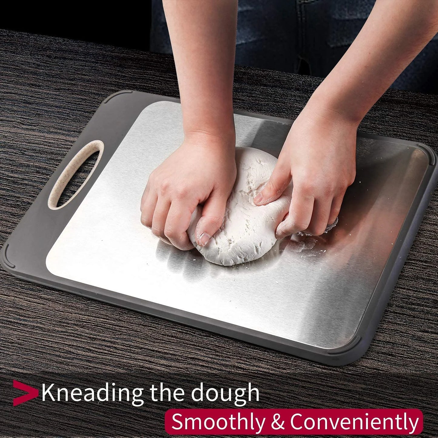 Buy Double-Sided Stainless Steel Cutting Board Price Qatar