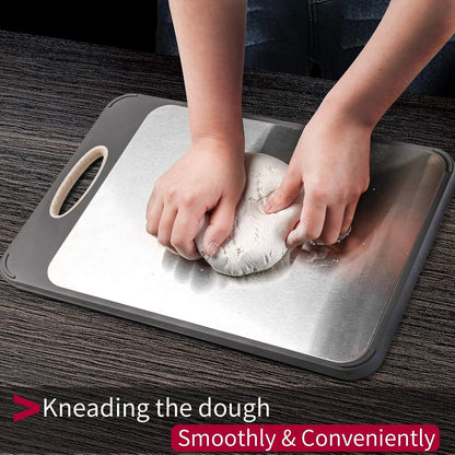 Buy Double-Sided Stainless Steel Cutting Board Price Qatar