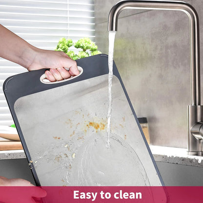 Buy Double-Sided Stainless Steel Cutting Board Price Qatar