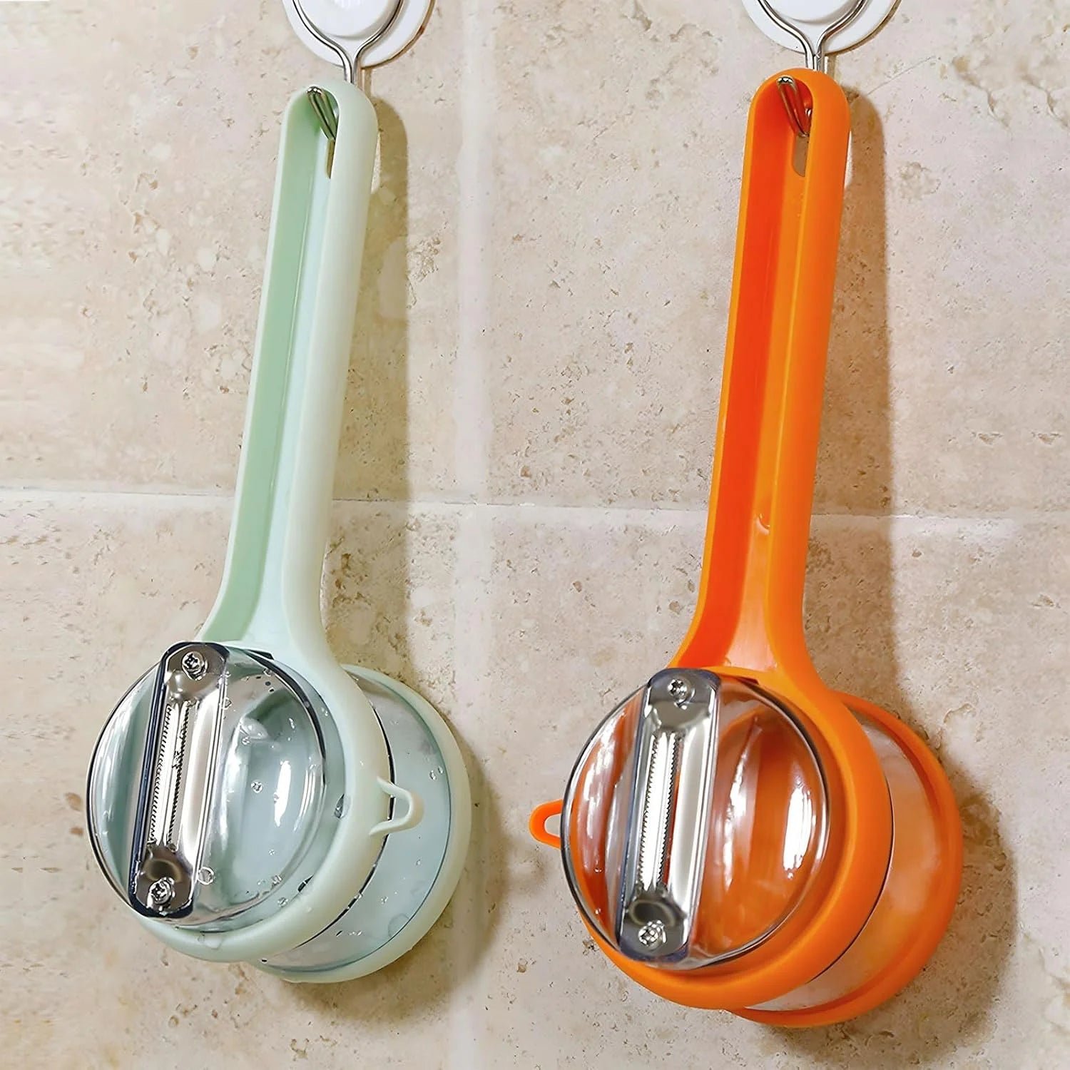 Buy Double-Sided Vegetable Peeler with Container Qatar!