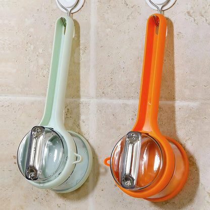 Buy Double-Sided Vegetable Peeler with Container Qatar!