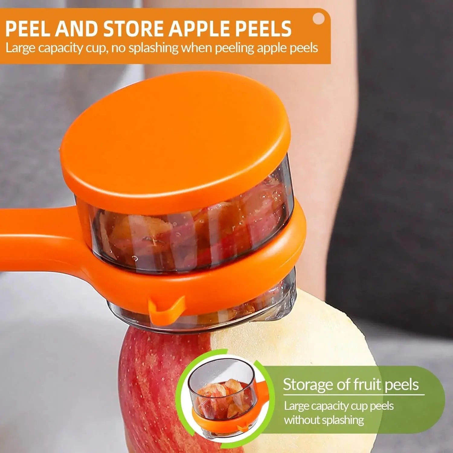 Buy Double-Sided Vegetable Peeler with Container Qatar!