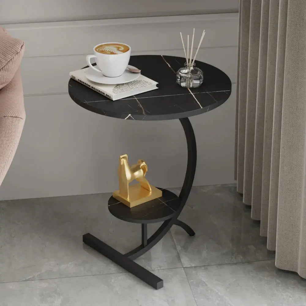 Buy Double Layer Sofa Side Table Price Online in Qatar